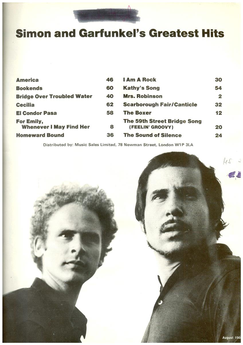 Simon and Garfunkel Greatest hits - Antiquariat