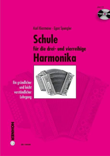 Schule für die drei- und vierreihige Harmonika, Kiermaier, Spengler