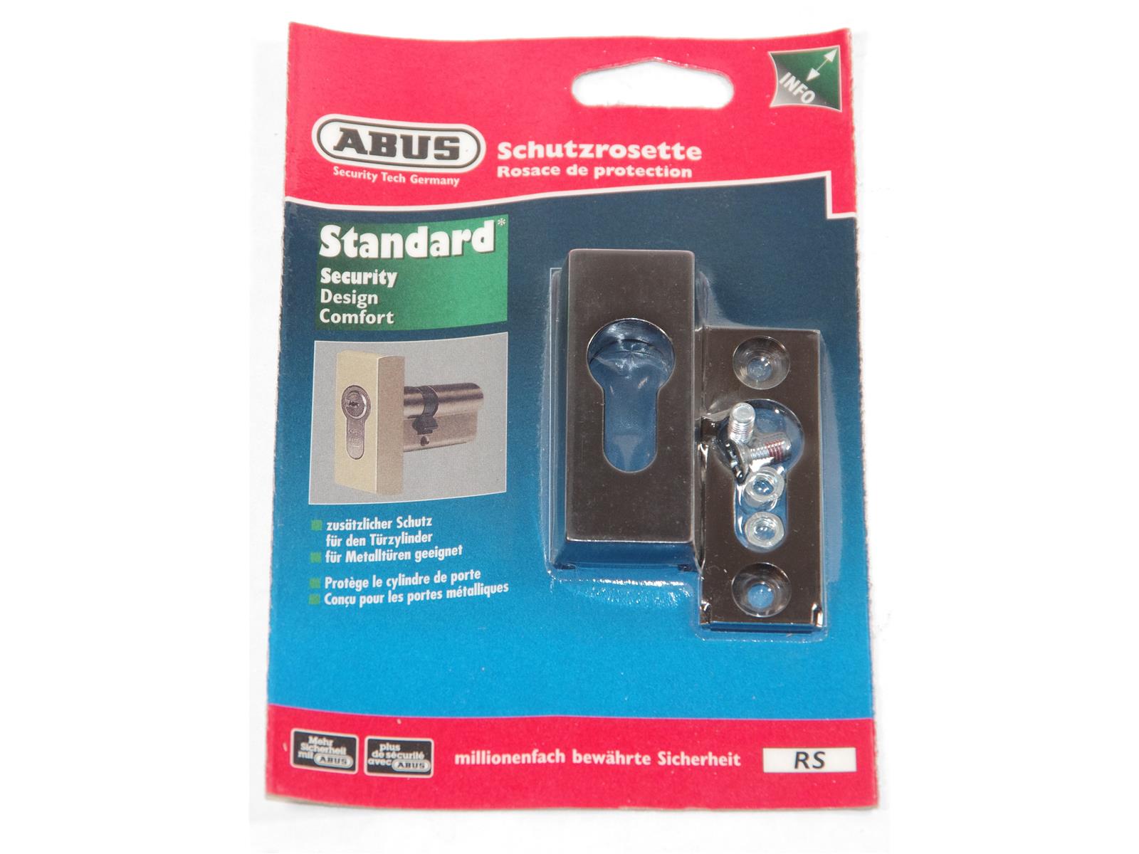 Schutzrosette RS 314 14mm eckig Alu ABUS Schutzrosette RS 314 14mm eckig Alu ABUS