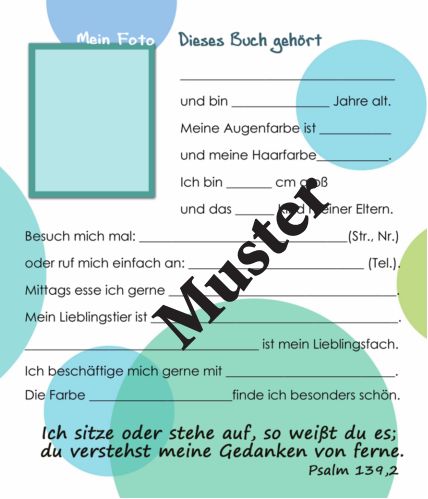 Meine Freunde (Freundebuch) - Auslauf