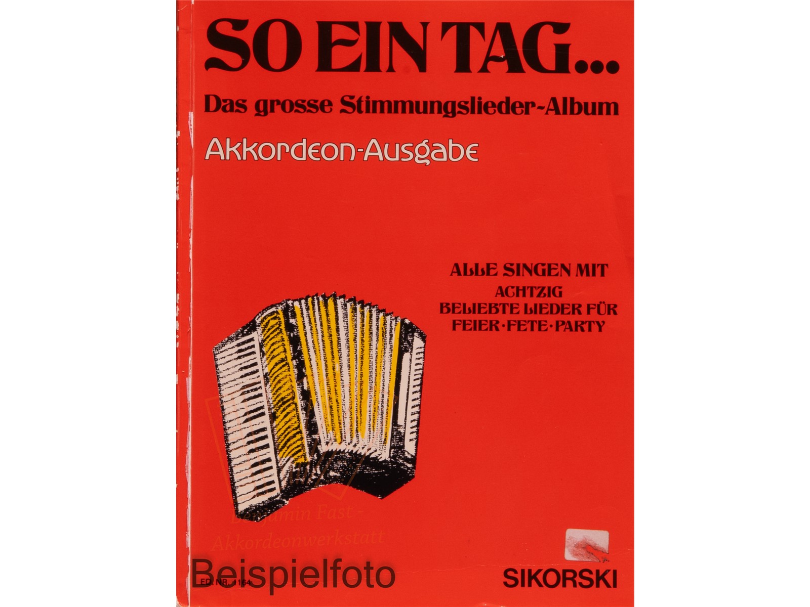 Das große Stimmungslieder-Album | So ein Tag - Antiquariat