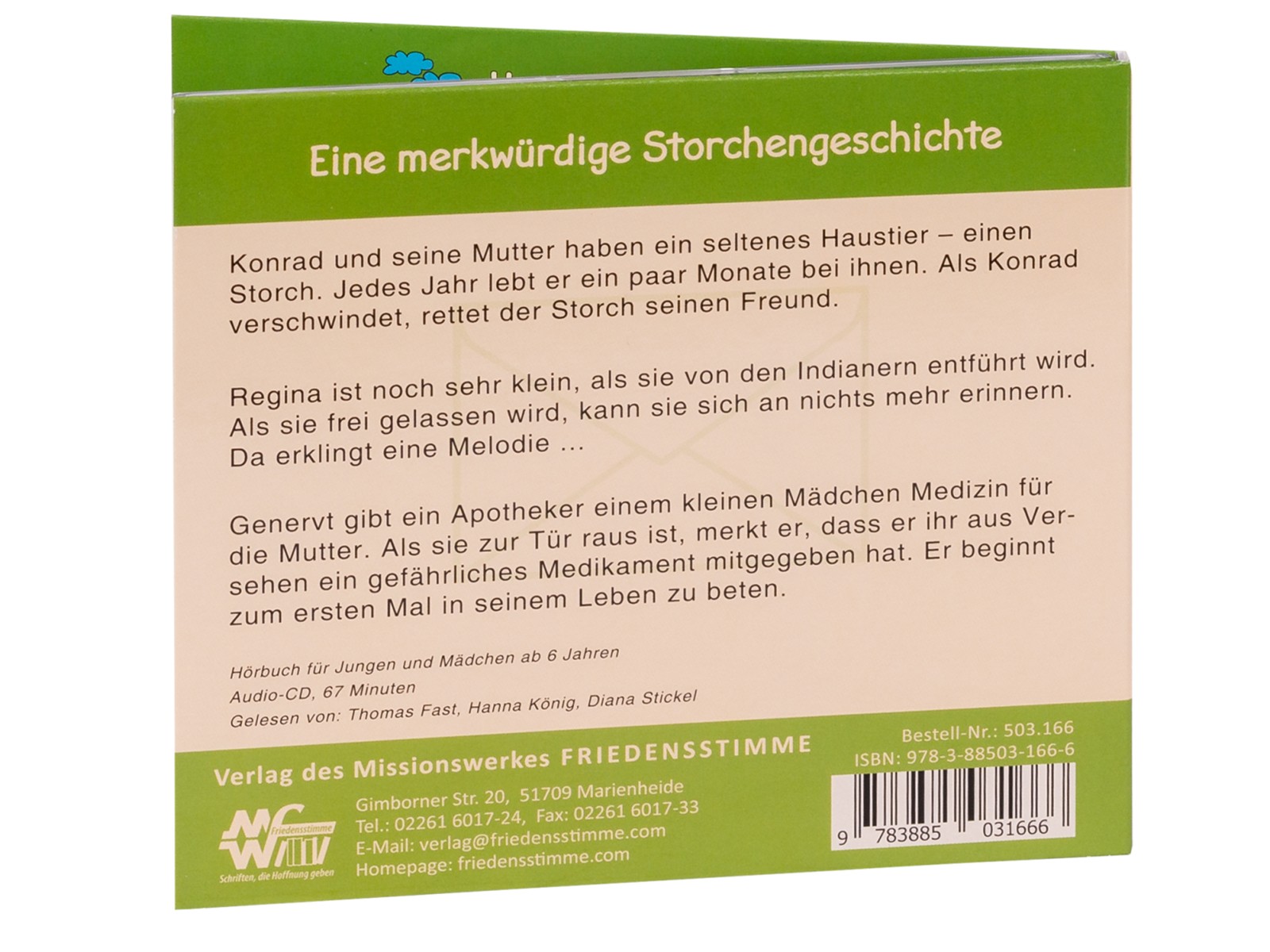 Hörbuch CD - Eine merkwürdige Storchengeschichte Hörbuch CD - Eine merkwürdige Storchengeschichte