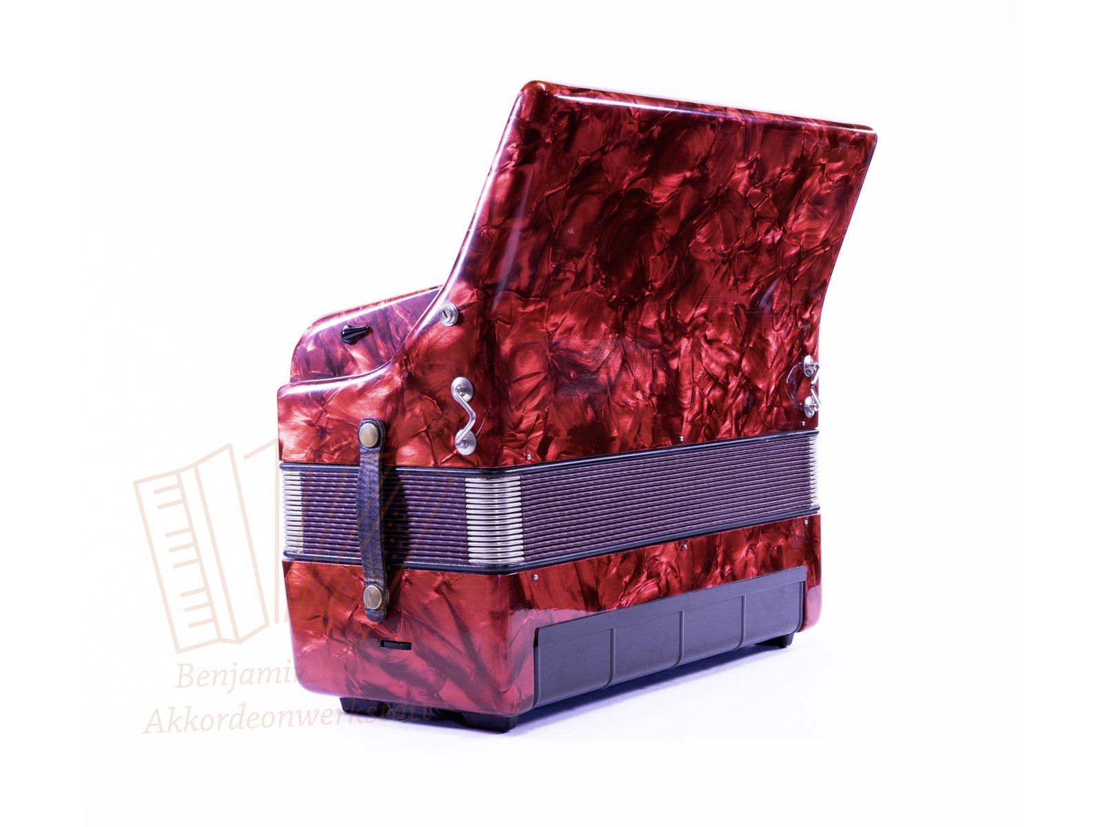Akkordeon Weltmeister Caprice 34/80/III/5/3 rot - gebraucht