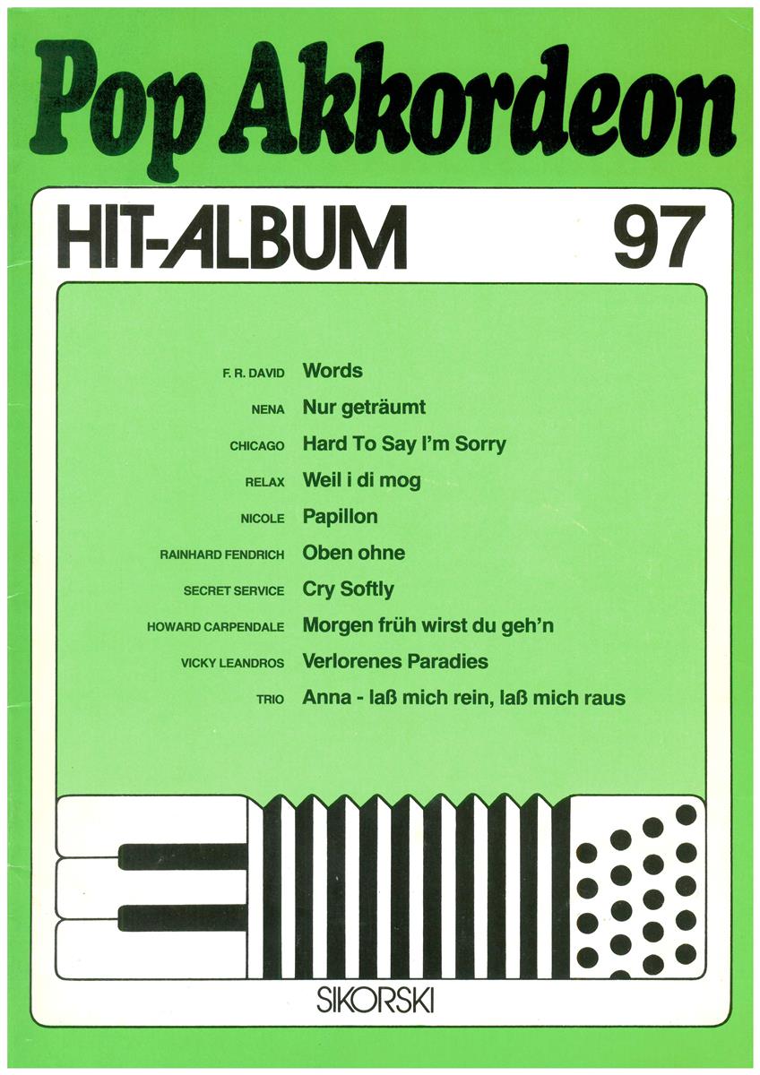Pop Akkordeon Hit-Album 97 - Antiquariat Pop Akkordeon Hit-Album 97 - Antiquariat
