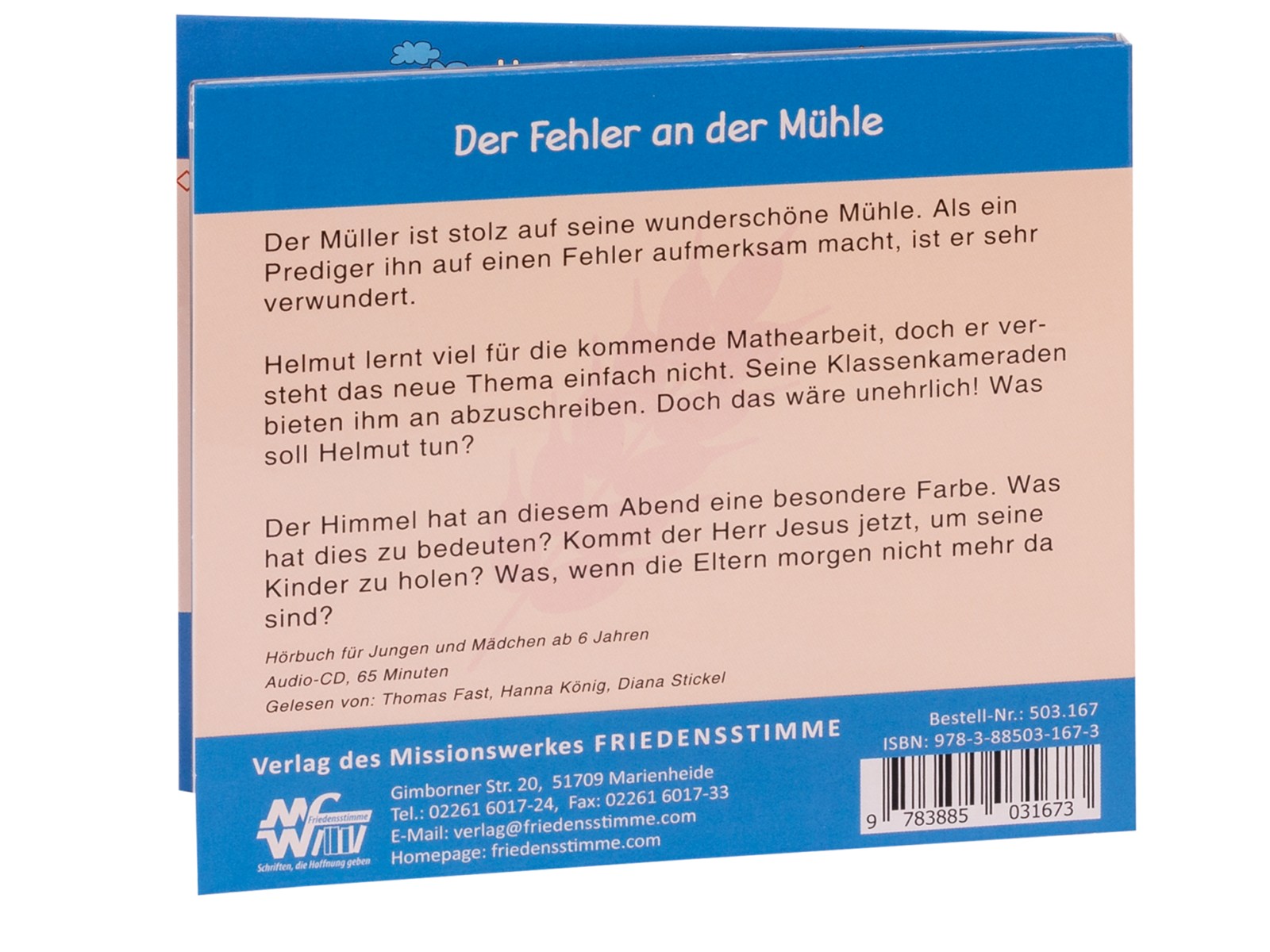 Hörbuch CD - Der Fehler an der Mühle Hörbuch CD - Der Fehler an der Mühle