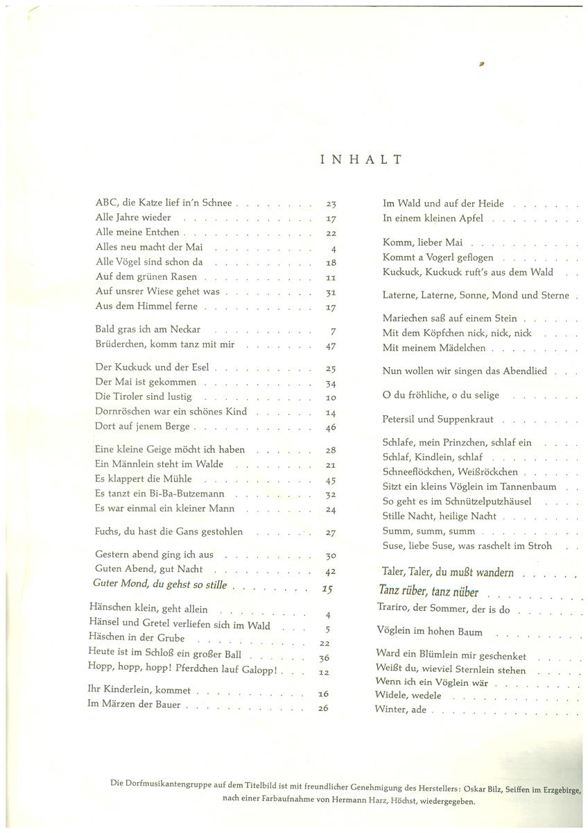 Mein Kinderliederbuch, Lutz - Antiquariat Mein Kinderliederbuch, Lutz - Antiquariat