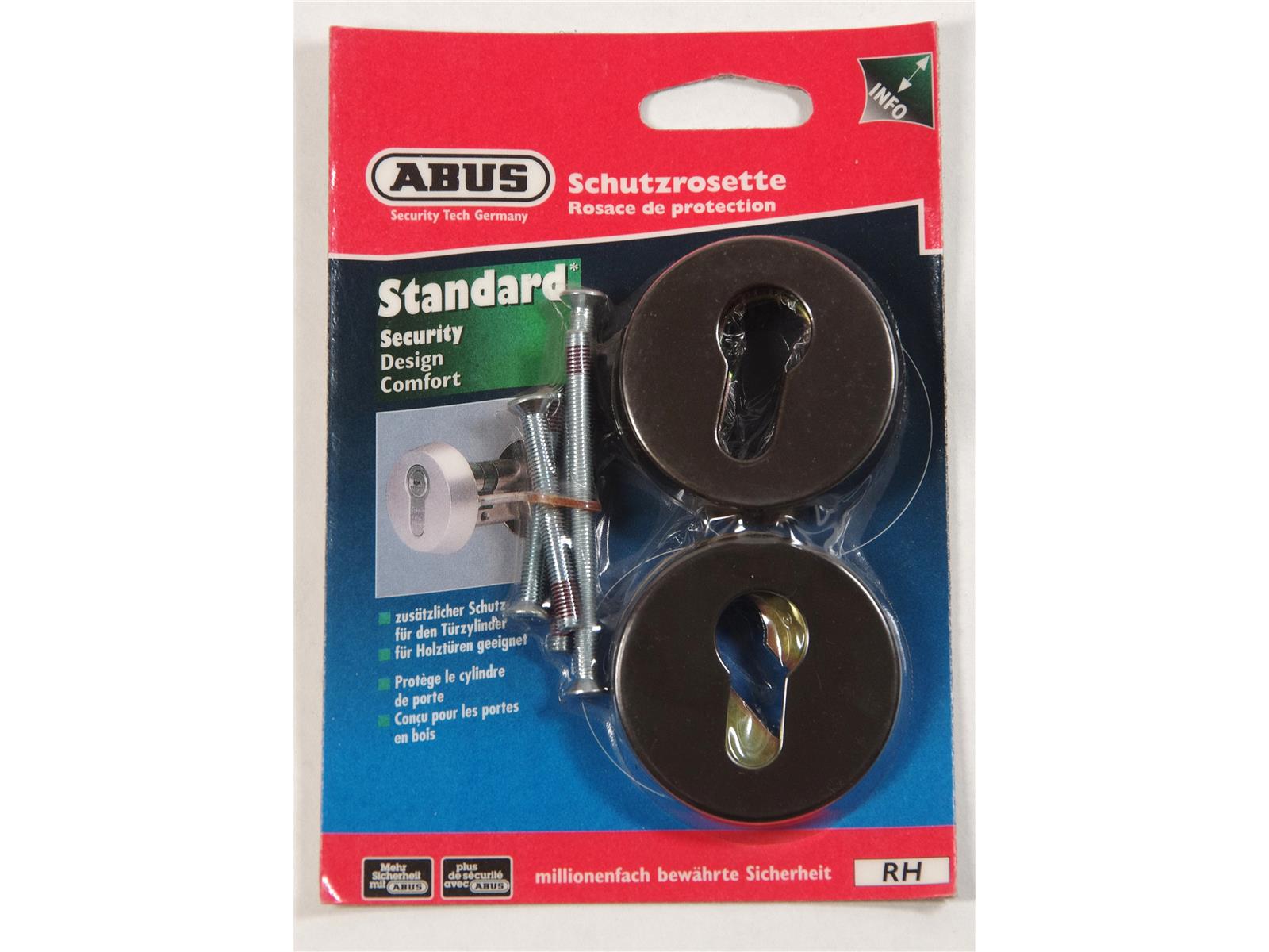 Schutzrosette RH 410 rund Alu ABUS