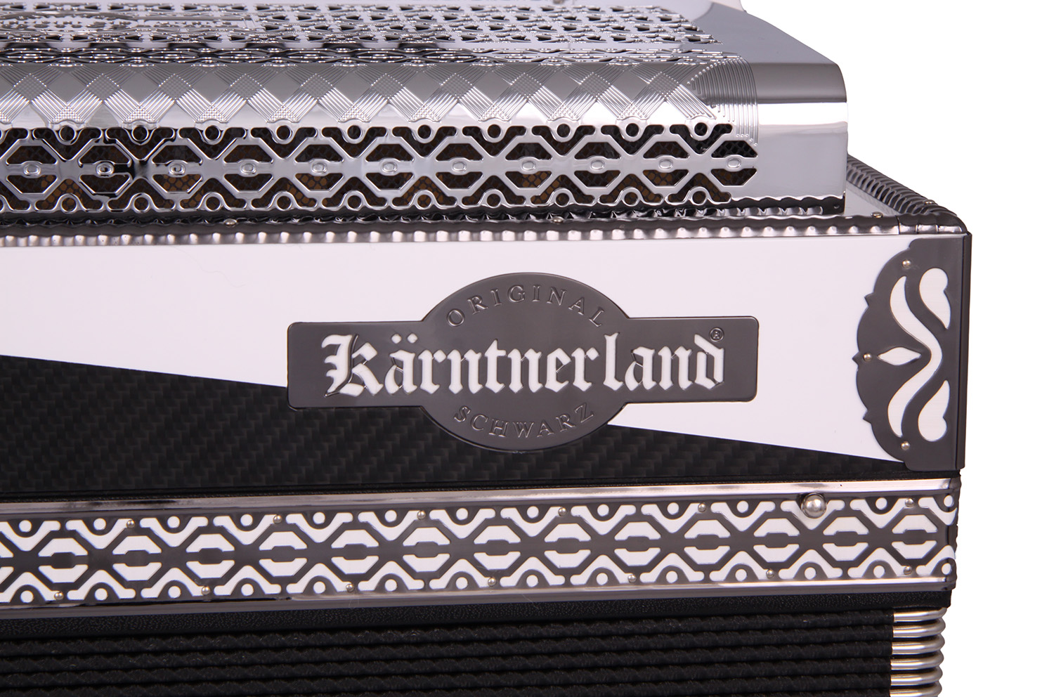 Steirische Harmonika Kärntnerland (Silber) Alpenvision Carbon Weiß Steirische Harmonika Kärntnerland (Silber) Alpenvision Carbon Weiß C/F/Bb/Eb