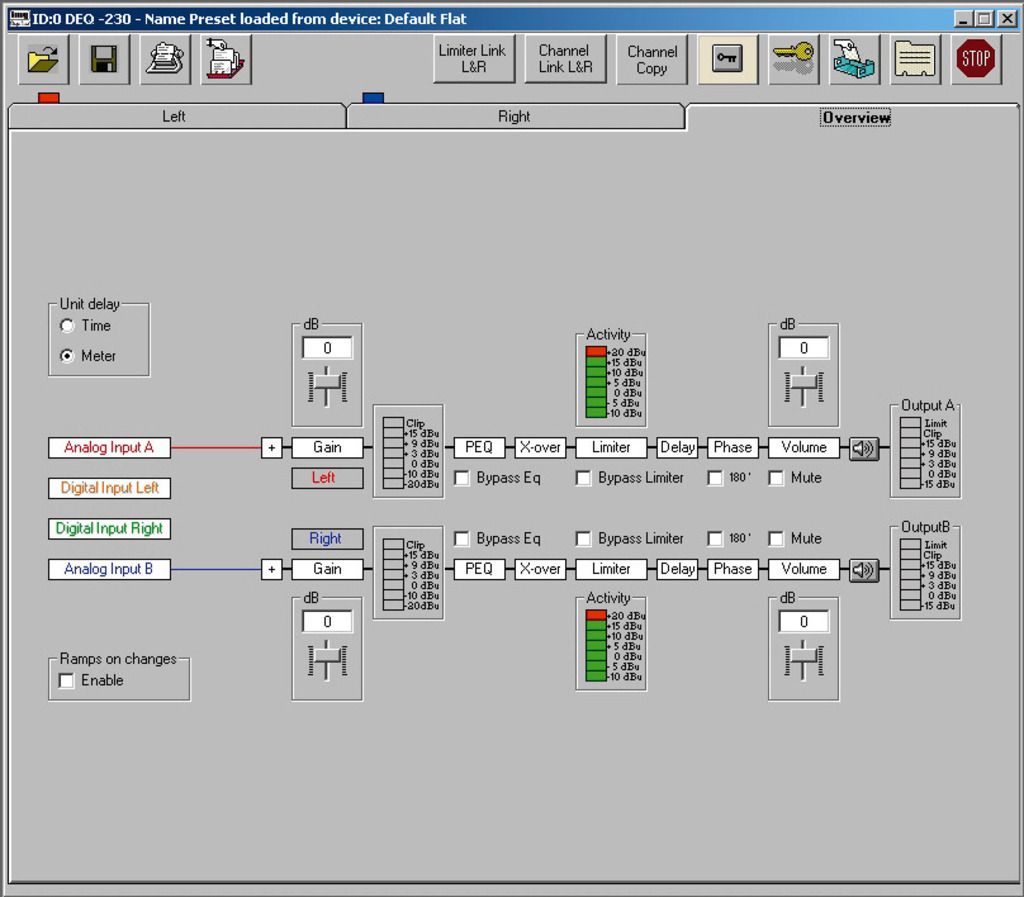 Equalizer DEQ-230 digital 2x30 Band DSP