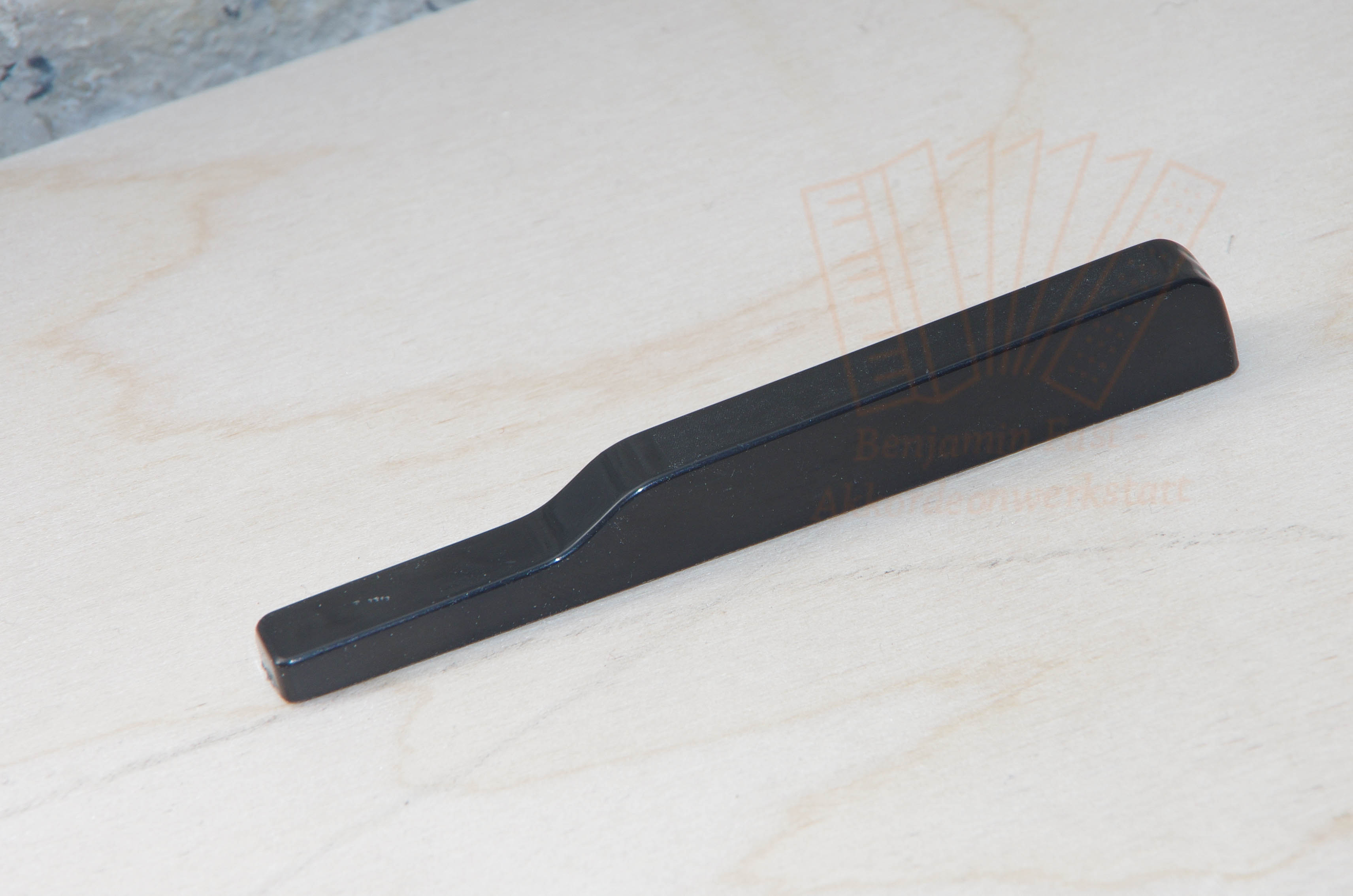 Halbtontasten-Auflage schwarz L10cm - gebraucht Halbtontasten-Auflage schwarz L10cm - gebraucht
