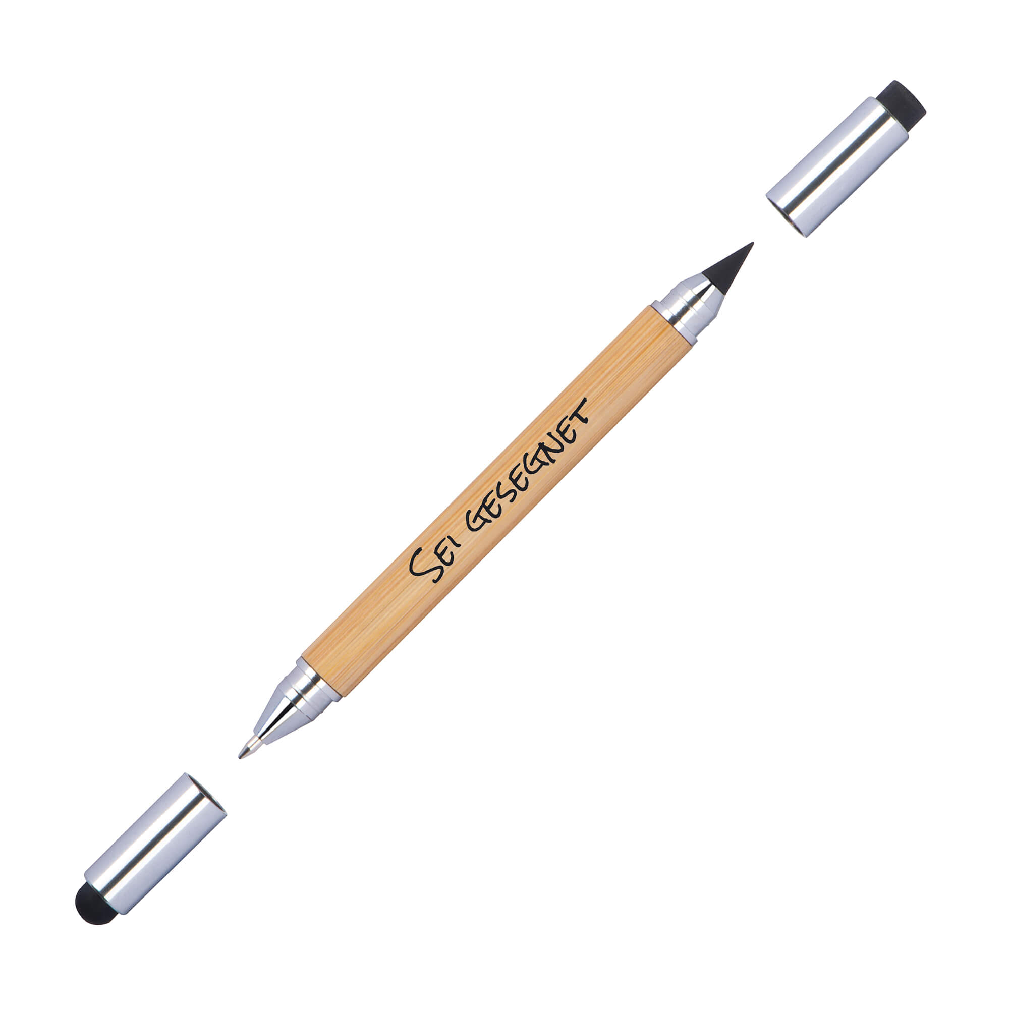 2-in-1 Kugelschreiber/Bleistift mit Endlosmine "Sei gesegnet" 2-in-1 Kugelschreiber/Bleistift mit Endlosmine "Sei gesegnet"