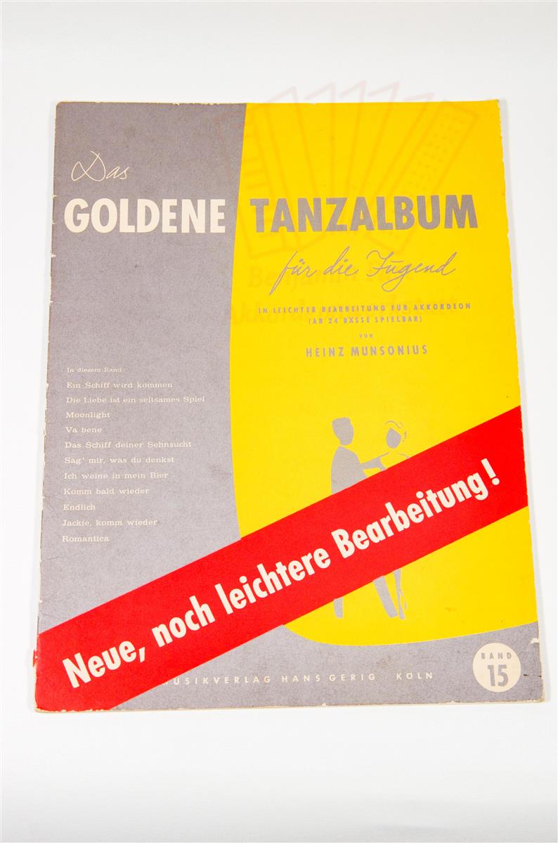 Das Goldene Tanzalbum Band 15 - Antiquariat