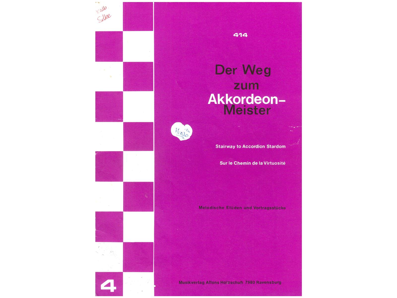 Der Weg zum Akkordeonmeister 4 - Antiquariat