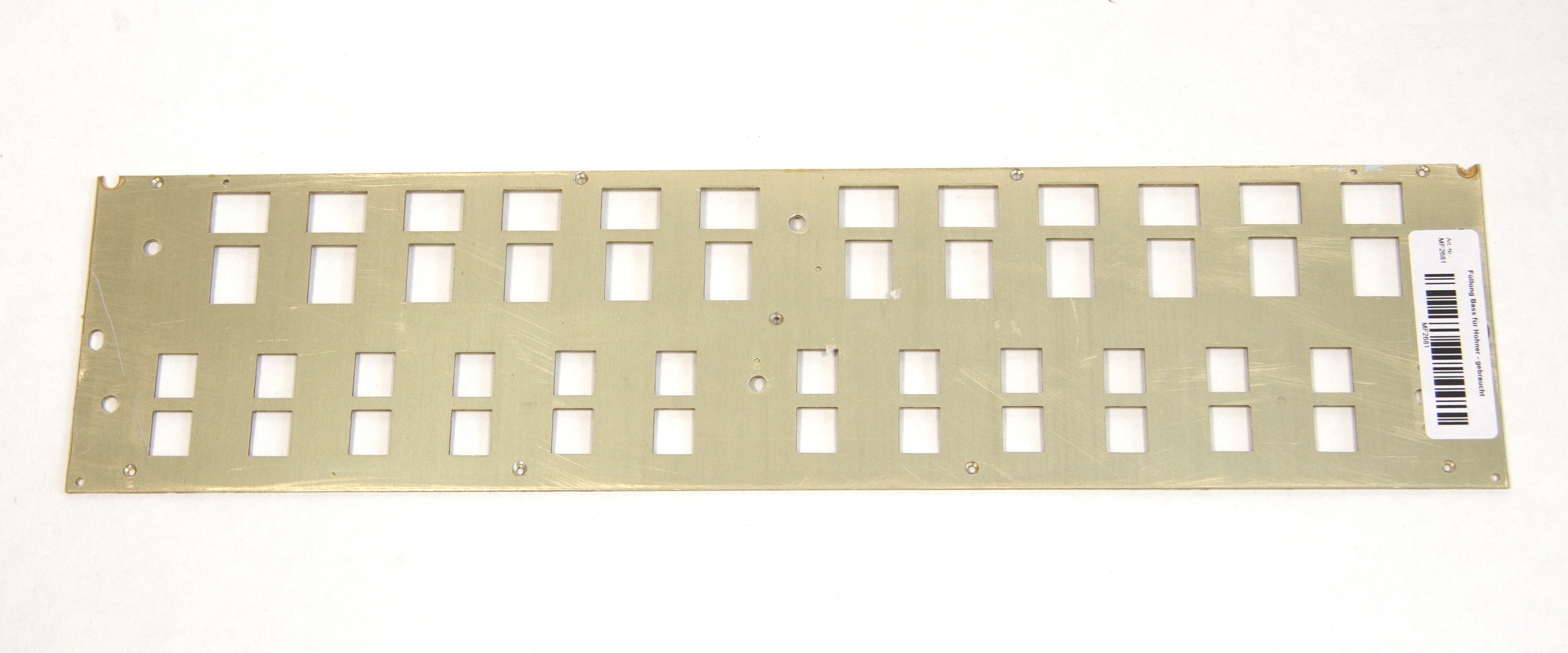 Schieberplatte Hohner Atlantic Bass Füllung 4-chörig gebraucht