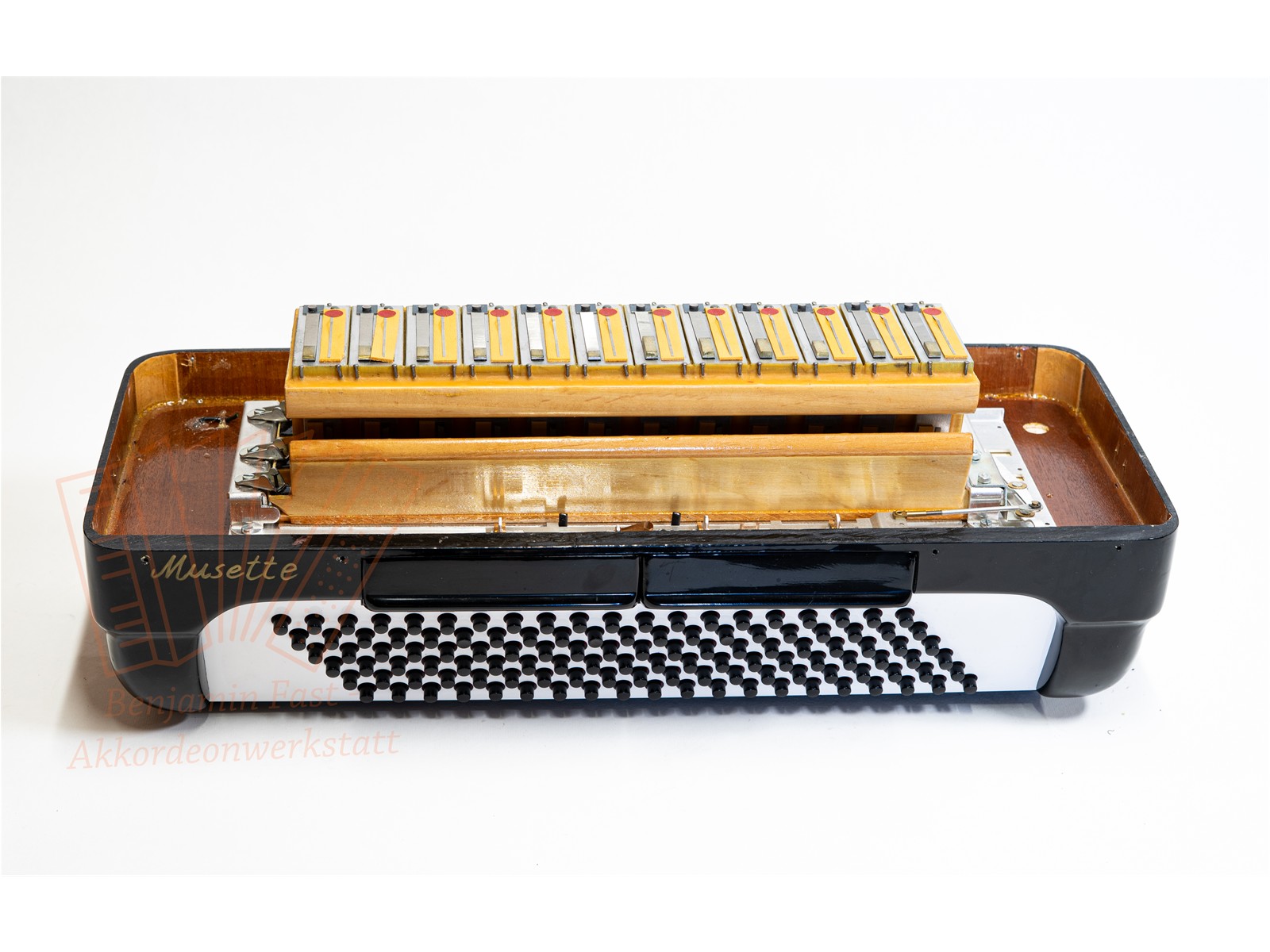 Akkordeon Paolo Soprani Musette Saxophonklappen gebraucht