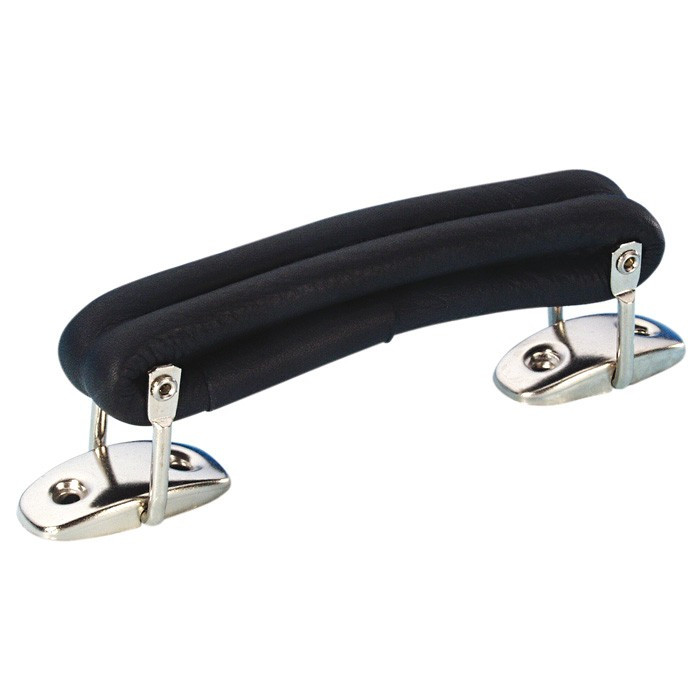 Koffergriff Leder schwarz