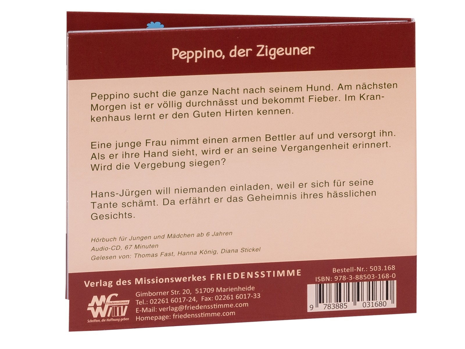 Hörbuch CD - Peppino, der Zigeuner Hörbuch CD - Peppino, der Zigeuner