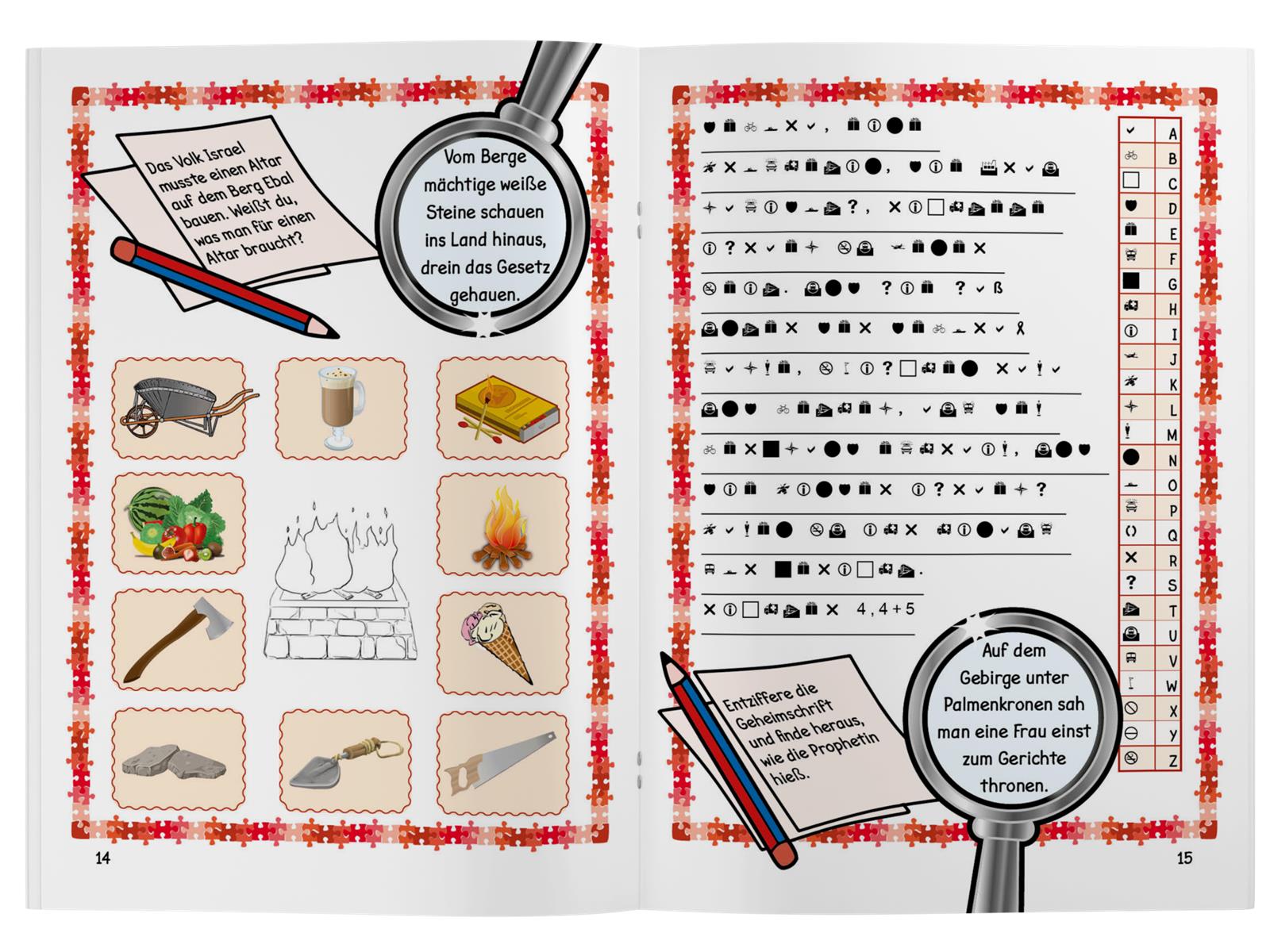 Rätselheft - Berge der Bibel