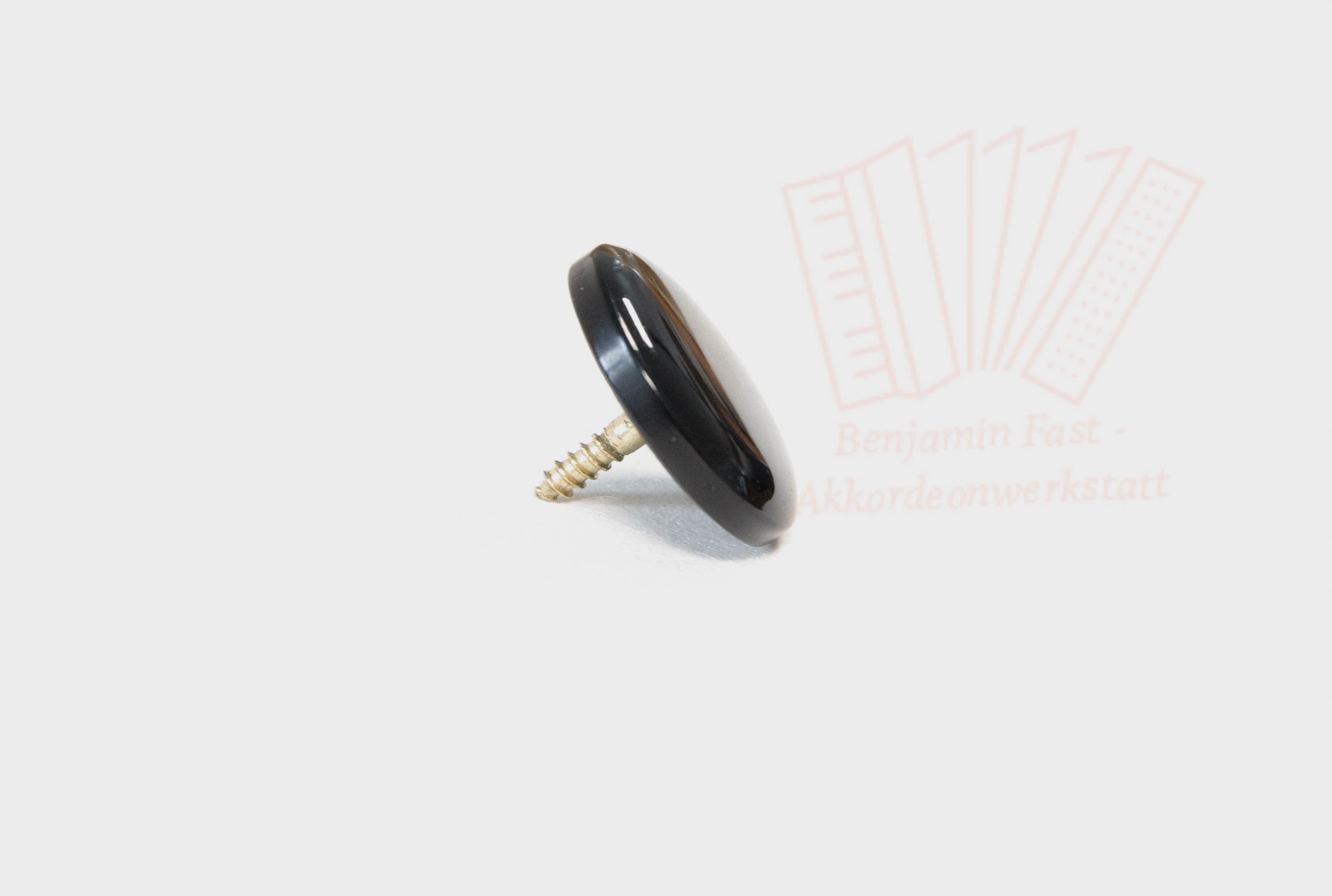 Diskantknopf 16mm Gewinde schwarz-perlmutt