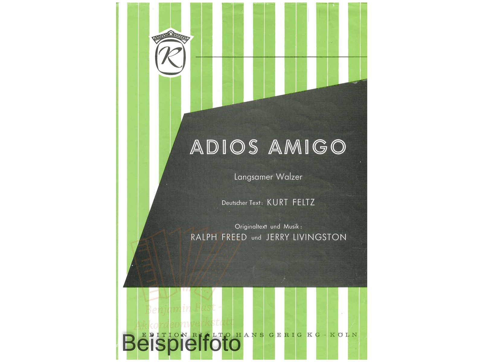 Adios Amigo, Einzelausgabe - Antiquariat Adios Amigo, Einzelausgabe - Antiquariat