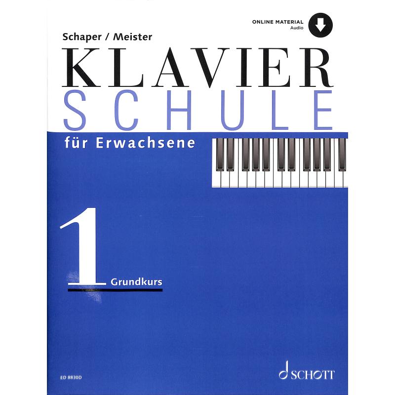 Klavierschule für Erwachsene 1, Schaper/Meister