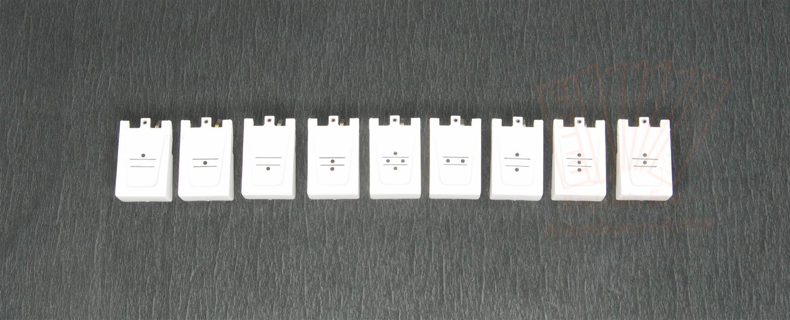 Registerdrücker Diskant Hohner Lucia IV P, gebraucht 16'+8'+8^'+4' Tutti
