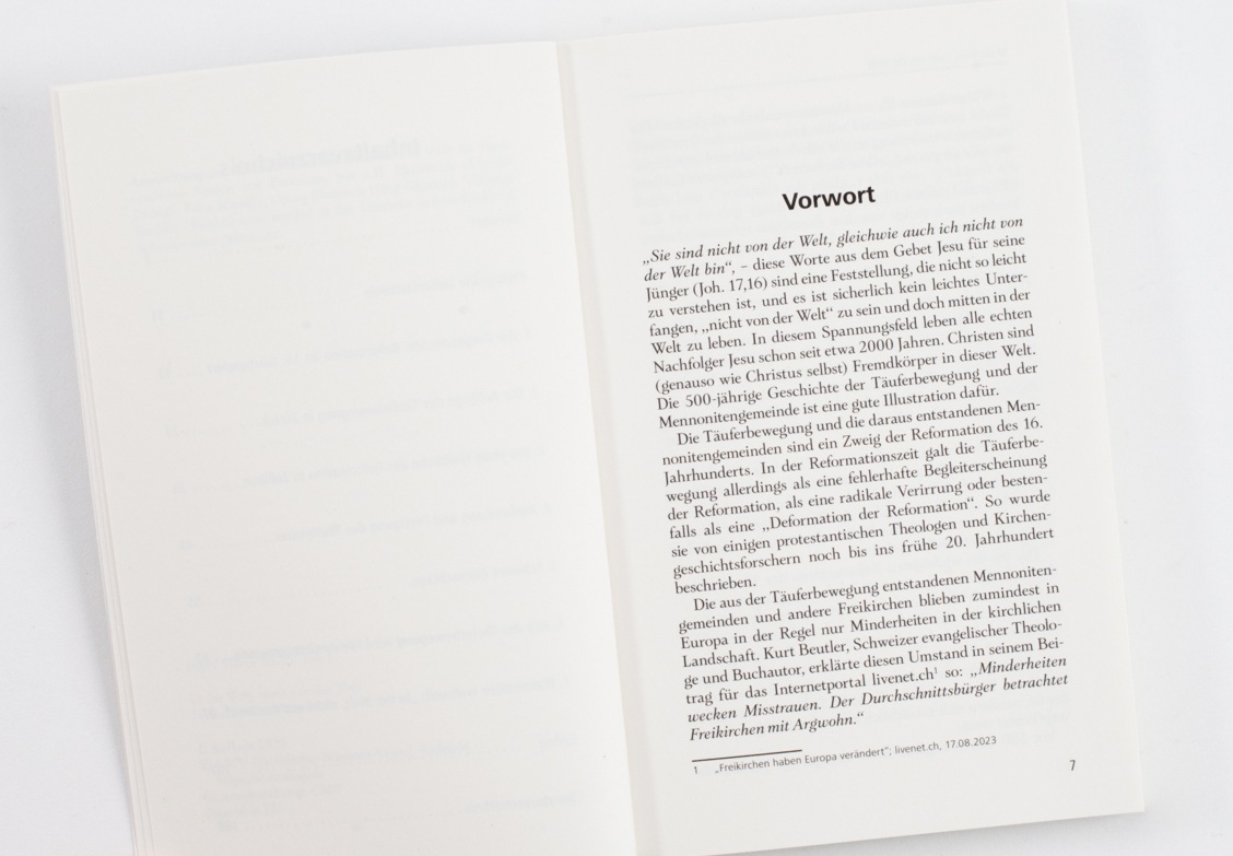 In der Welt nicht von der Welt - 500 Jahre Täuferbewegung (ab 1.5.25: €6,90)