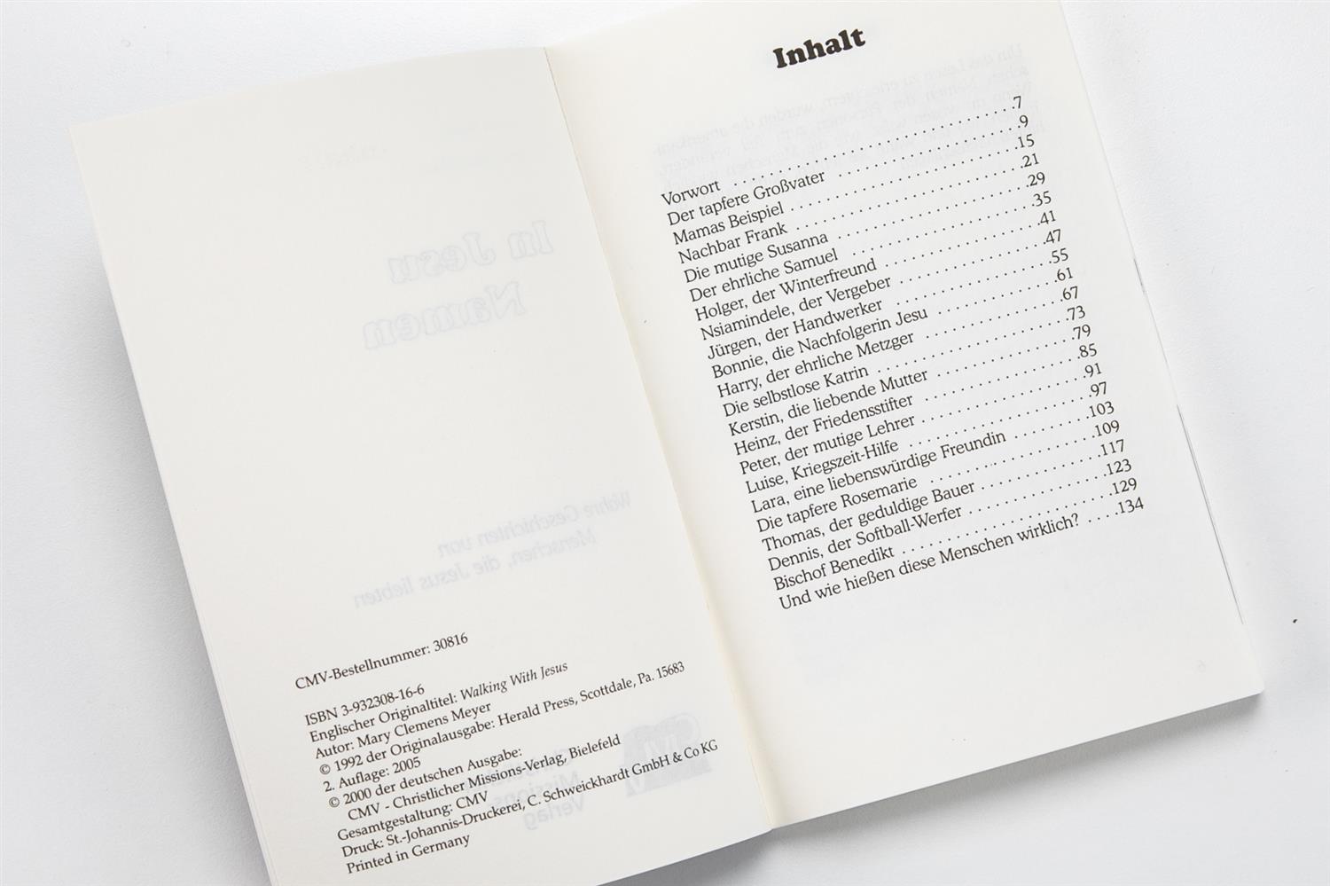 In Jesu Namen, Meyer - Buch In Jesu Namen, Meyer - Buch