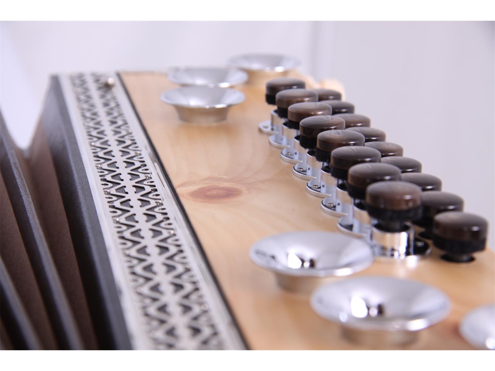 Steirische Harmonika Kärntnerland (Silber) Zirbenduft C/F/Bb/Eb