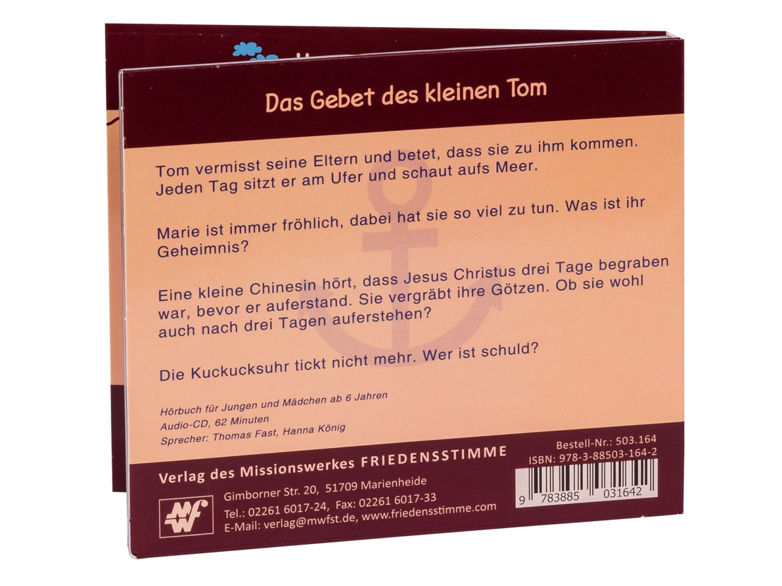 Hörbuch CD - Das Gebet des kleinen Tom Hörbuch CD - Das Gebet des kleinen Tom