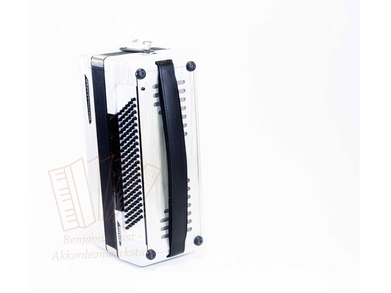 Akkordeon Weltmeister Stella 120 41/120/IV/11/5 weiß - gebraucht