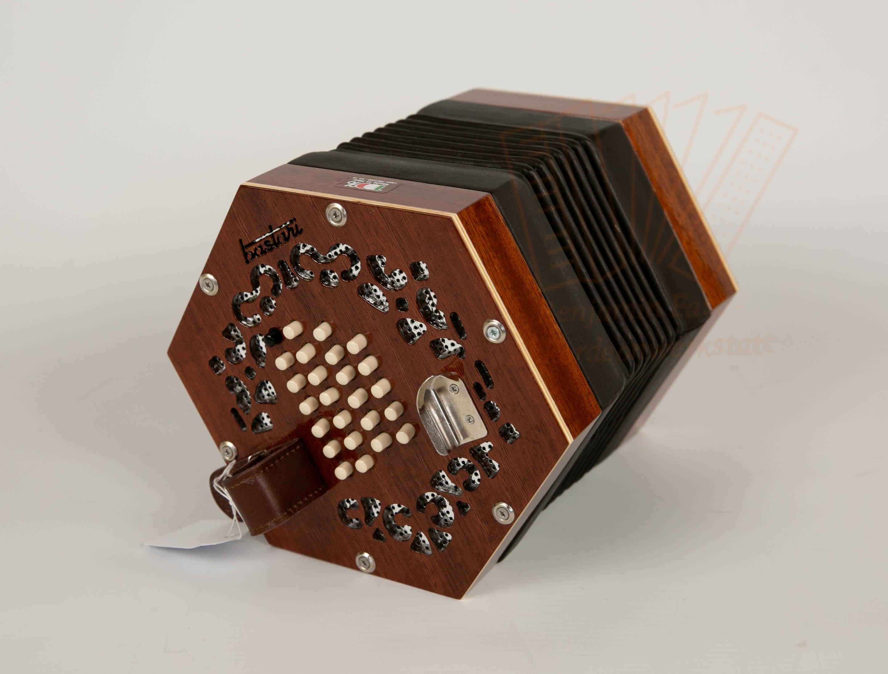 Konzertina Englische Concertina Stagi A-48 - chromatisch/gleichtönig