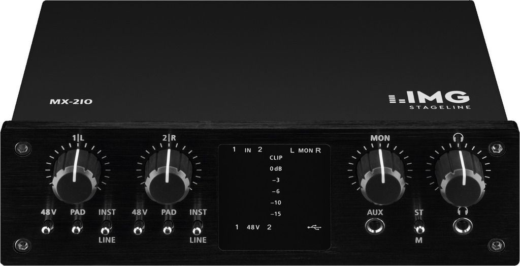 Audio-Interface MX-2IO IMG USB 2-Kanal Audio-Interface MX-2IO IMG USB 2-Kanal