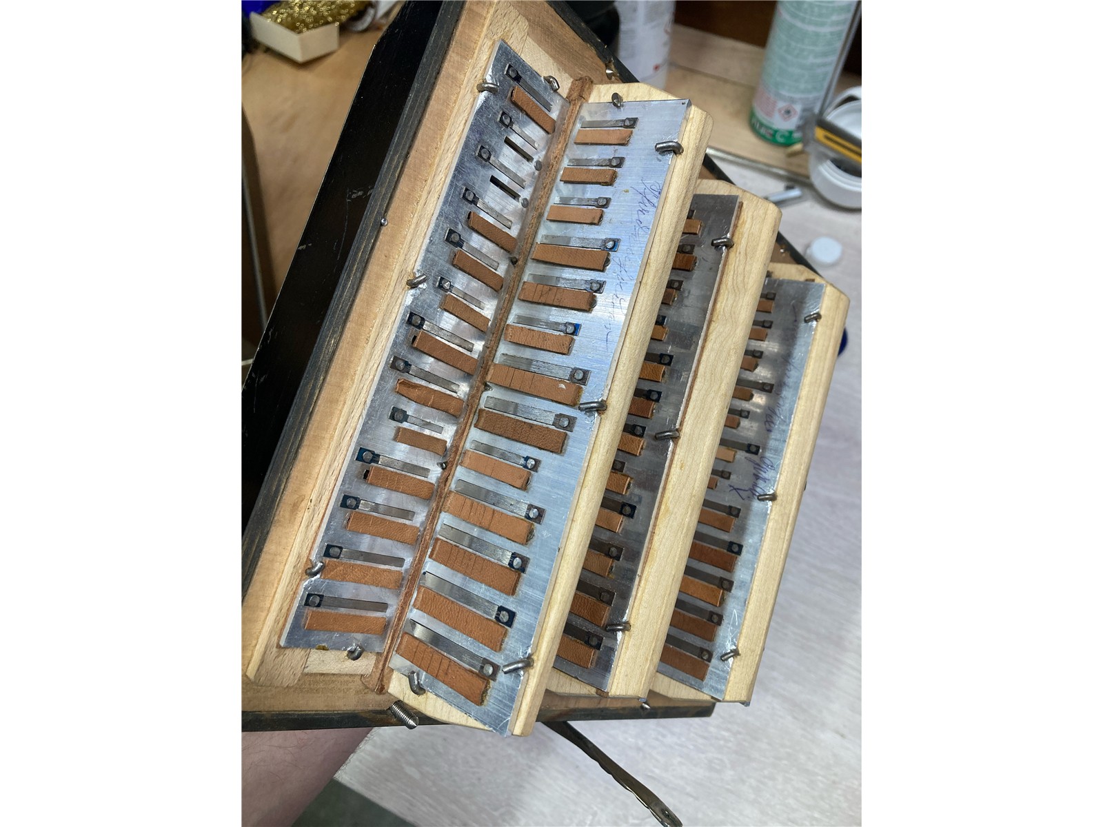 Bandoneon Alfred Arnold 142 Töne schwarz gebraucht