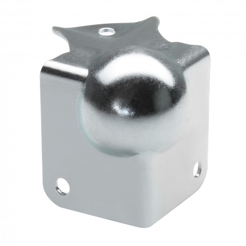 Kugelecke klein mit integrierter L-Ecke 37 mm gekröpft Kugelecke klein mit integrierter L-Ecke 37 mm gekröpft