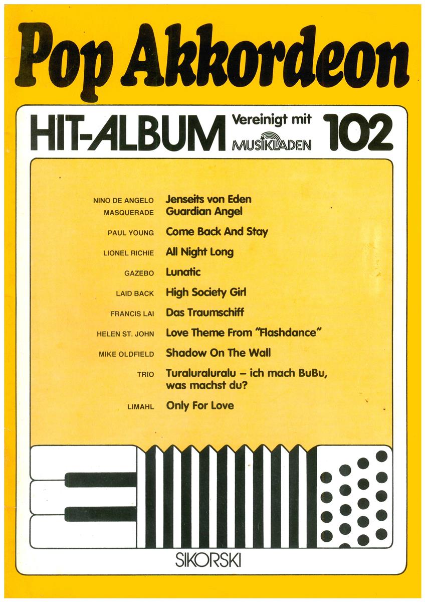 Pop Akkordeon Hit-Album 102 - Antiquariat Pop Akkordeon Hit-Album 102 - Antiquariat
