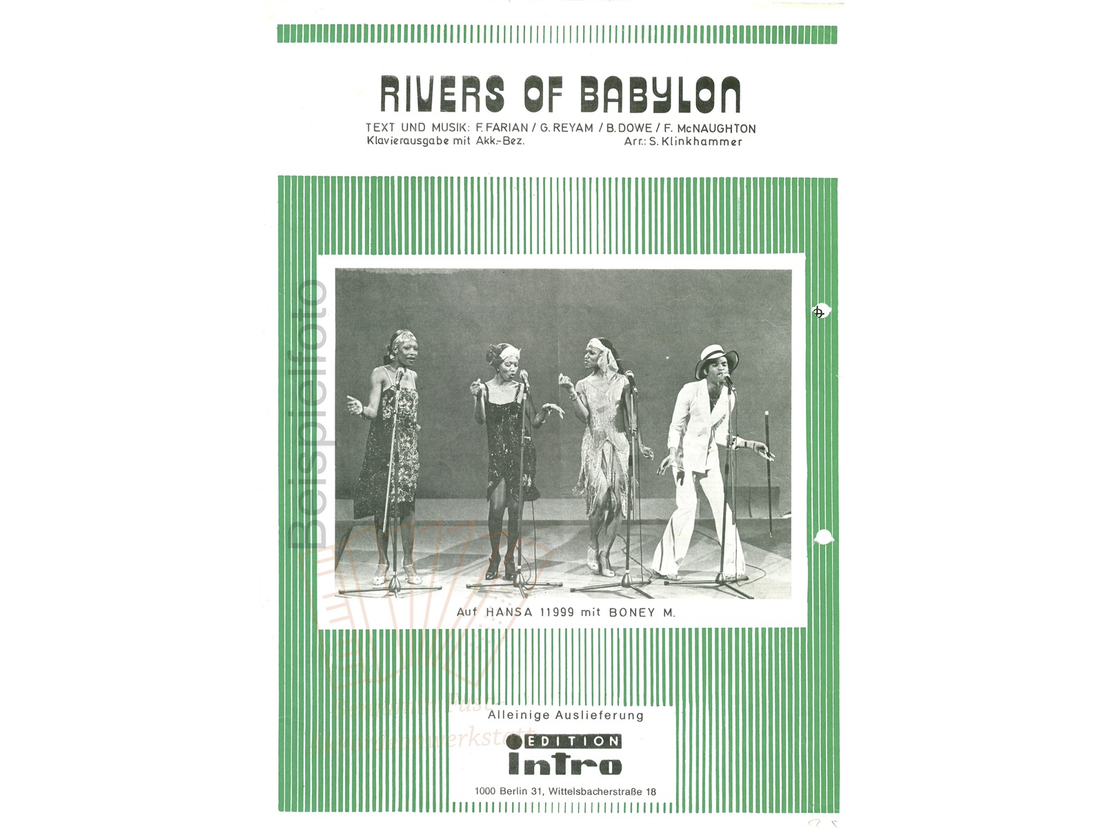 Rivers of Babylon, Einzelausgabe - Antiquariat Rivers of Babylon, Einzelausgabe - Antiquariat