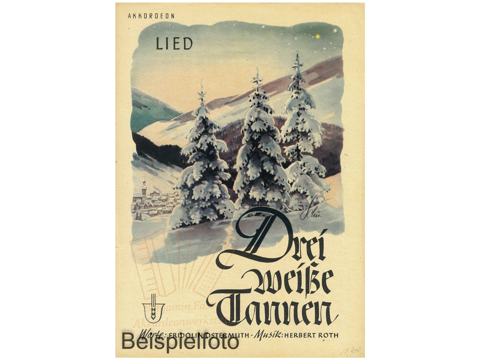Drei weiße Tannen, Einzelausgabe - Antiquariat Drei weiße Tannen, Einzelausgabe - Antiquariat
