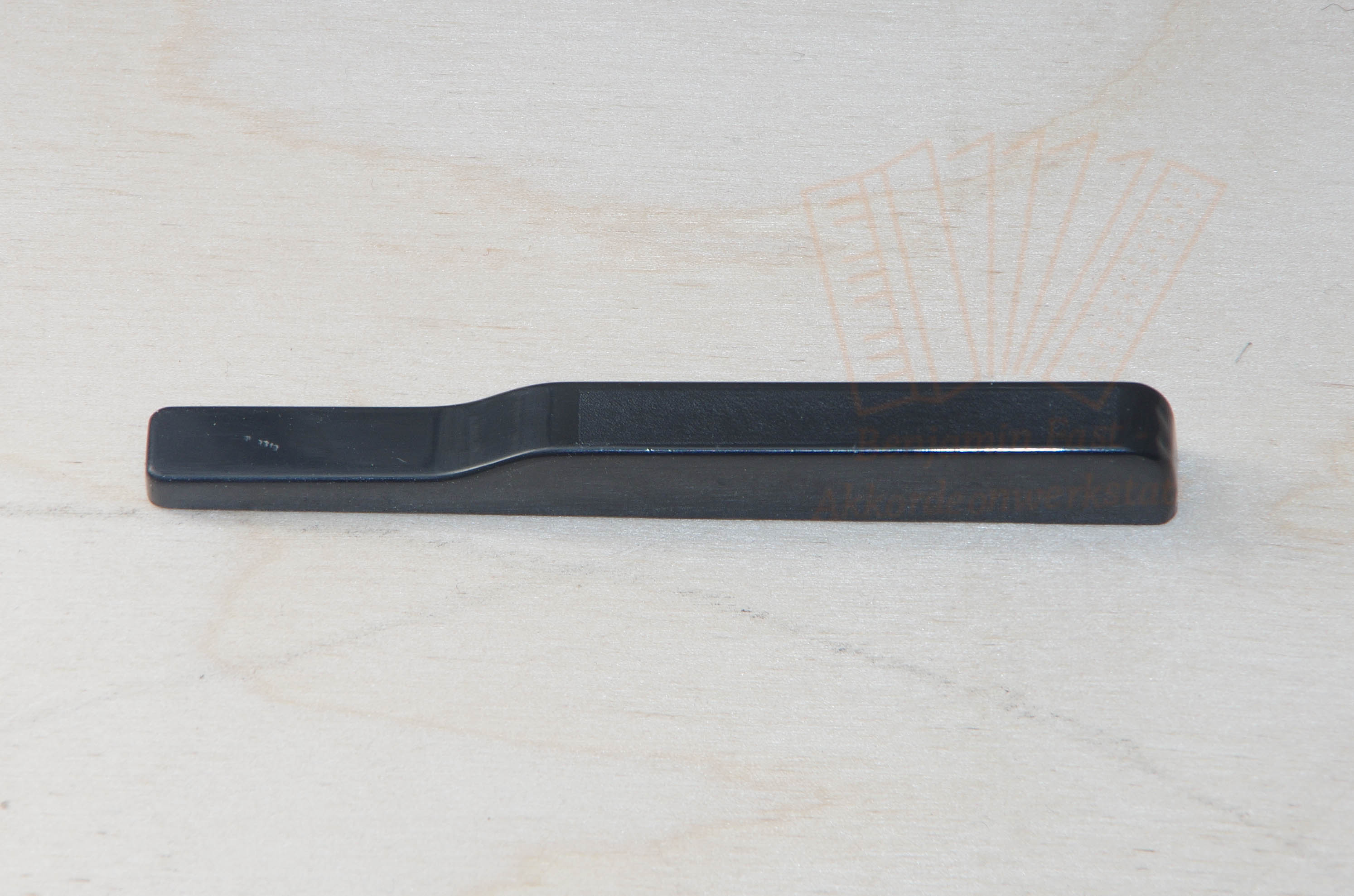 Halbtontasten-Auflage schwarz L10cm - gebraucht Halbtontasten-Auflage schwarz L10cm - gebraucht