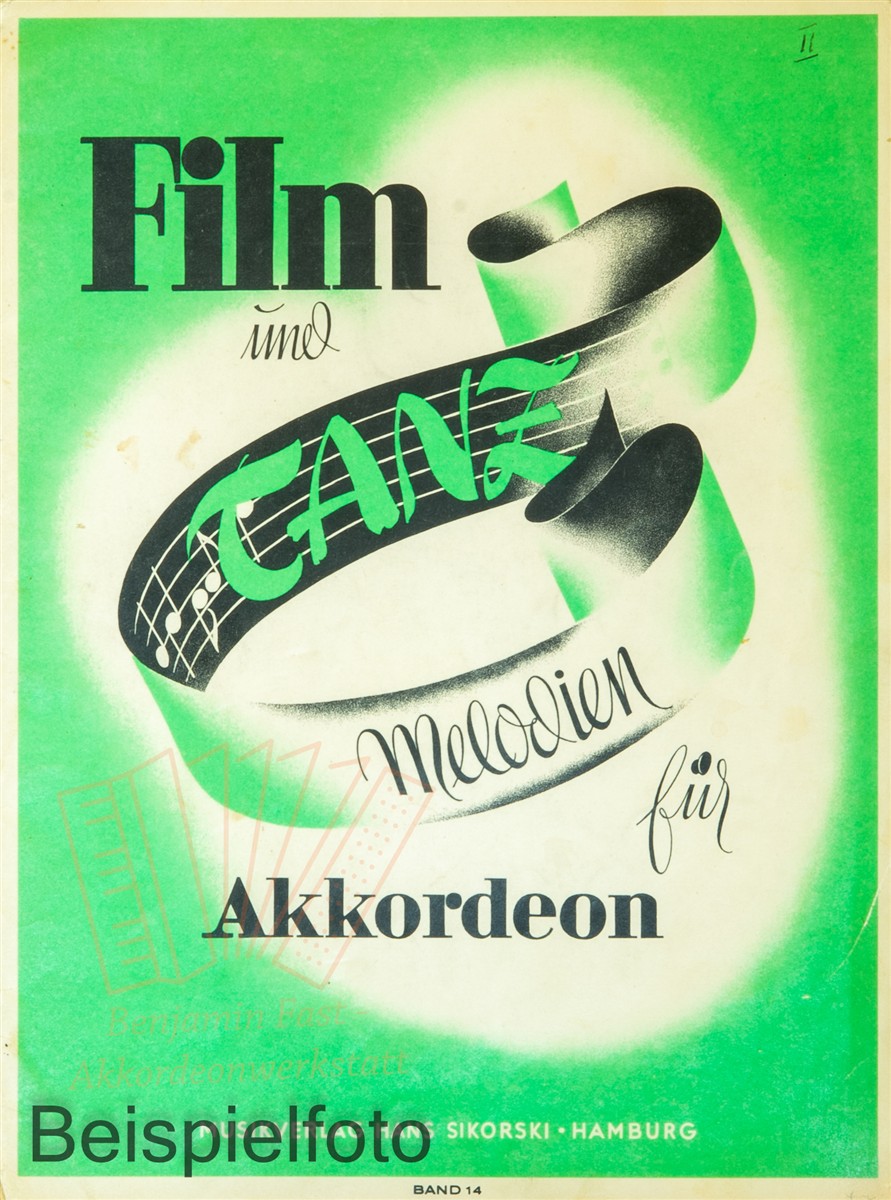Film und Tanz 14 Akkordeon - Noten - Antiquariat
