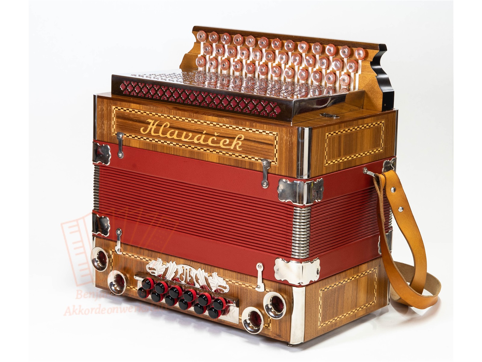 Steirische Harmonika Hlavacek Bb/Eb/Ab, gebraucht