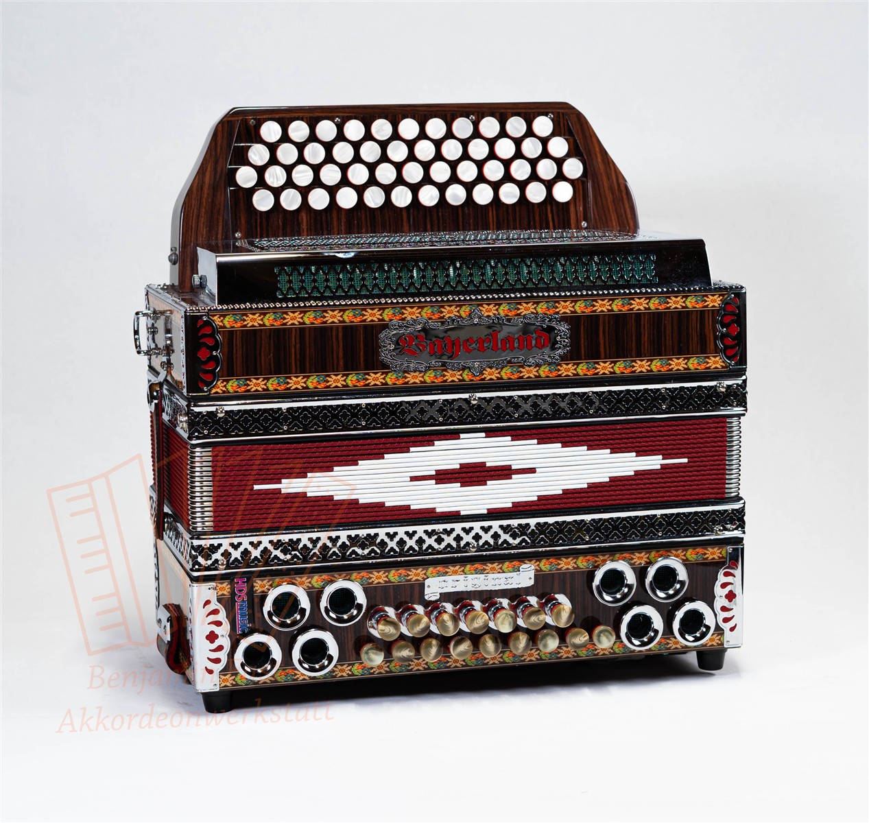 Steirische Harmonika Bayerland FBEsAs HDS gebraucht Steirische Harmonika Bayerland FBEsAs HDS gebraucht