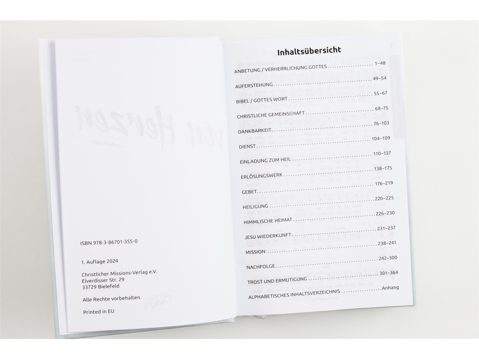 von Herzen (Liederbuch) von Herzen (Liederbuch)