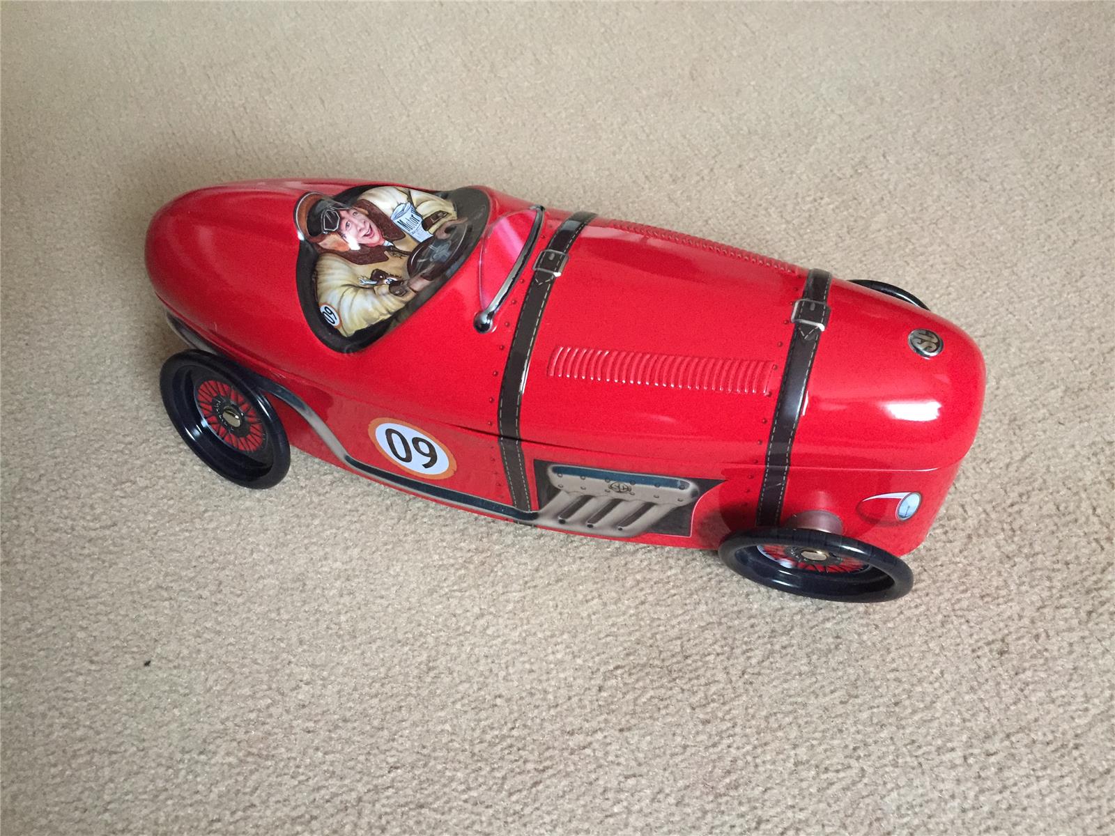 Blechdose Rennwagen Bugatti LAMBERTZ - gebraucht Blechdose Rennwagen Bugatti LAMBERTZ - gebraucht