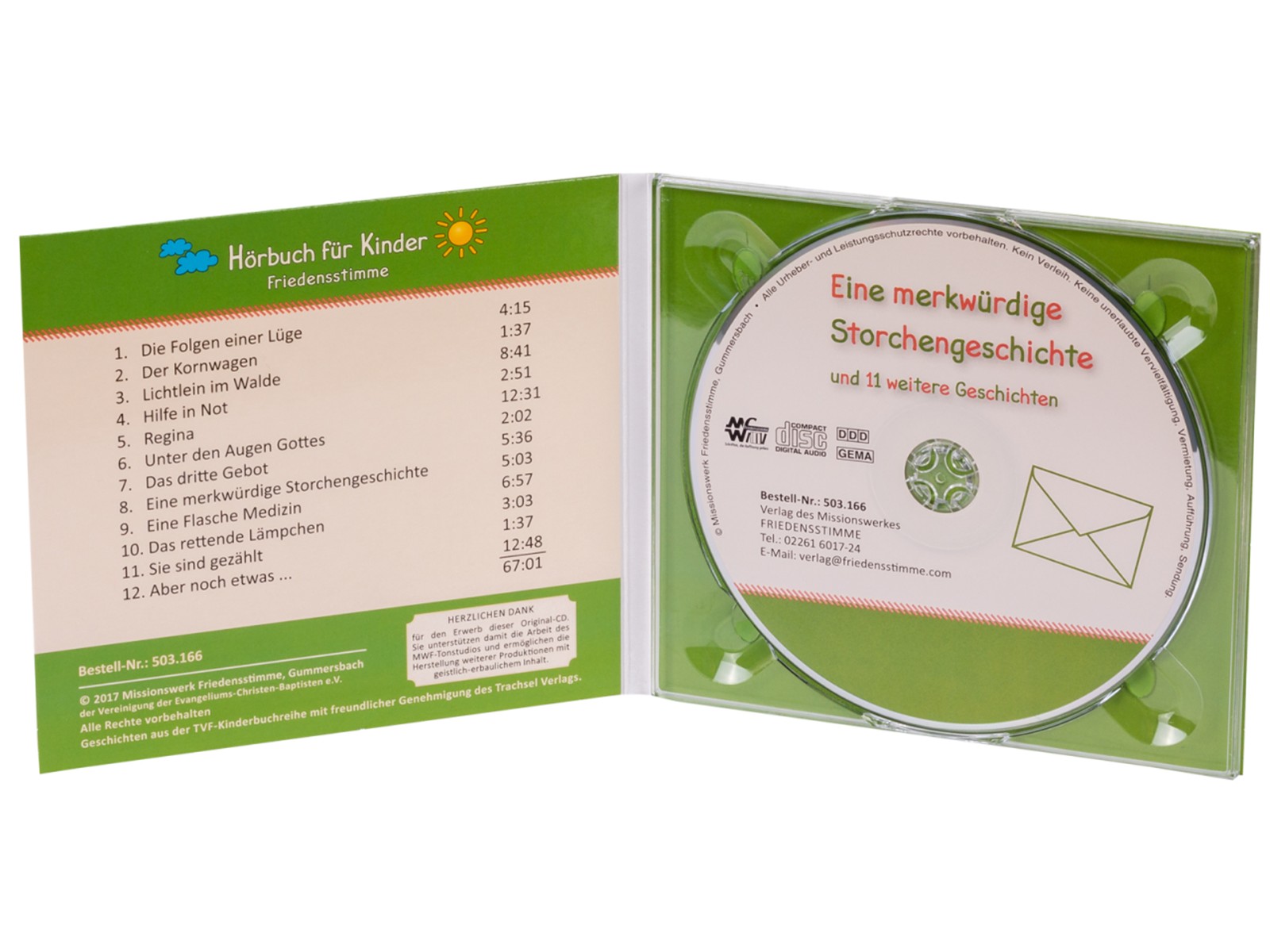 Hörbuch CD - Eine merkwürdige Storchengeschichte Hörbuch CD - Eine merkwürdige Storchengeschichte
