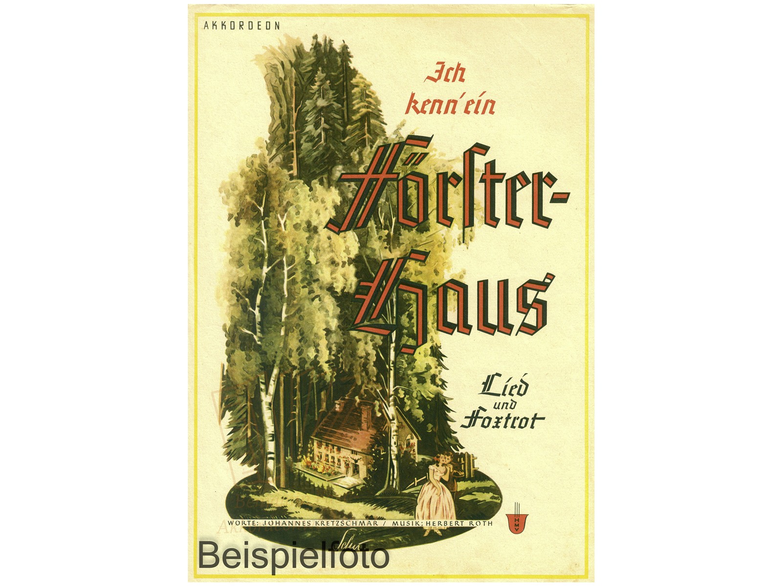 Ich kenn' ein Försterhaus, Einzelausgabe - Antiquariat Ich kenn' ein Försterhaus, Einzelausgabe - Antiquariat