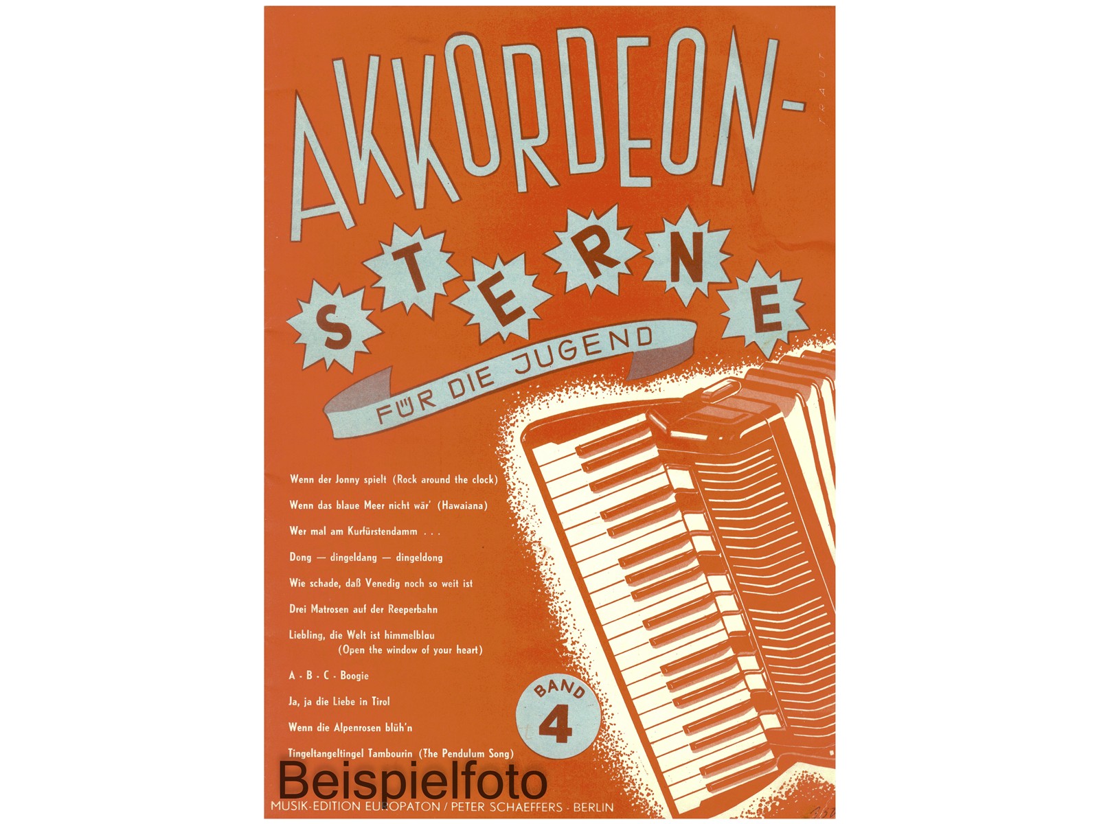 Akkordeon-Sterne für die Jugend 4 - Antiquariat