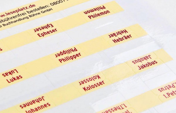 Bibel-Griffregister gelb (ohne Apokryphen) Bibel-Griffregister gelb (ohne Apokryphen)
