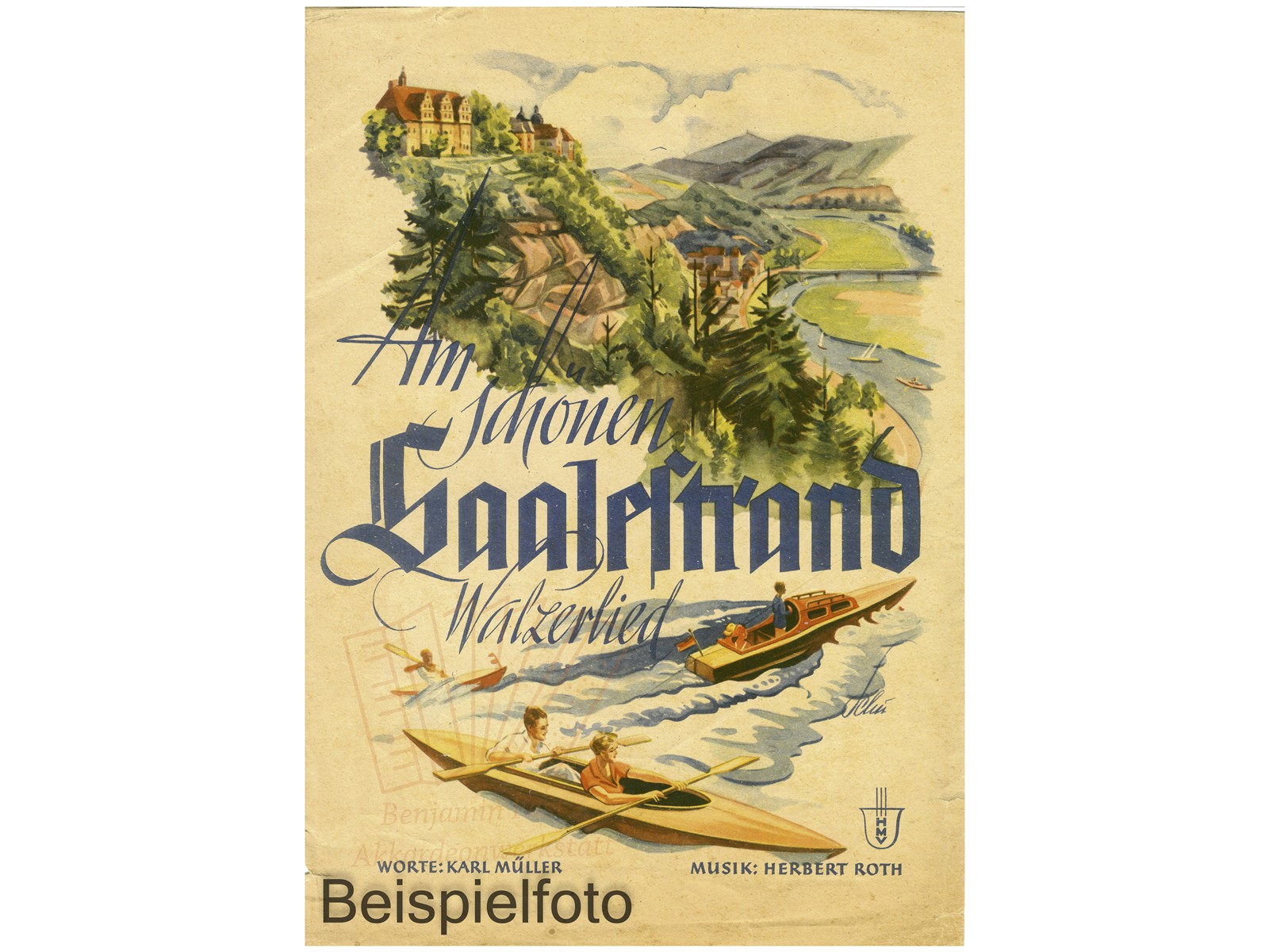 Am schönen Saalestrand, Einzelausgabe - Antiquariat Am schönen Saalestrand, Einzelausgabe - Antiquariat
