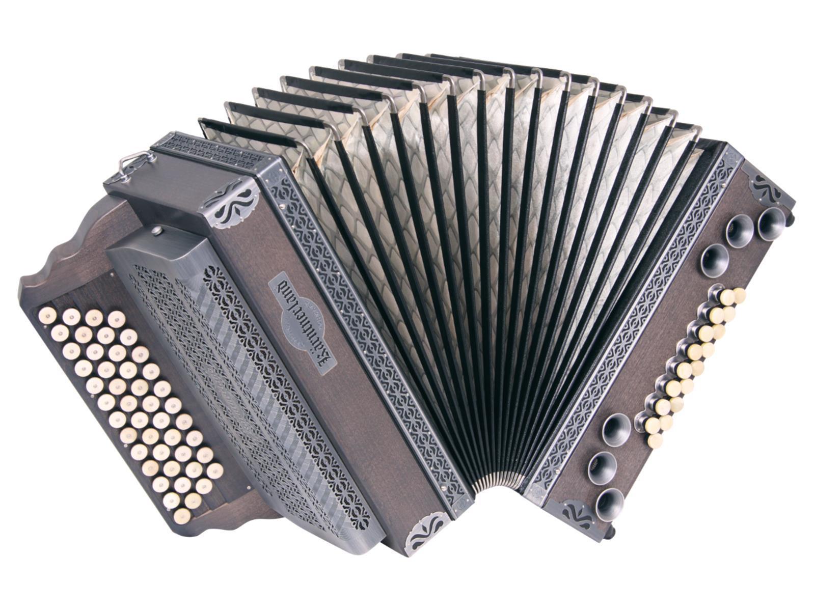 Steirische Harmonika Kärntnerland (Gold) Bergmassiv C/F/Bb/Eb